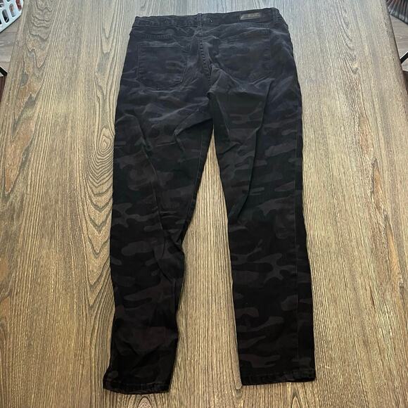Social Standard By Sanctuary Ankle Skinny Jeans High Rise Black Camouflage Sz 6 - Picture 7 of 11